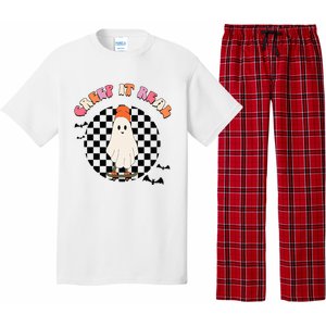 Creep It Real Ghost Halloween  Pajama Set