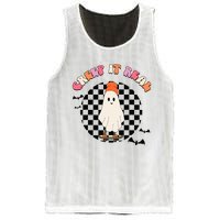 Creep It Real Ghost Halloween  Mesh Reversible Basketball Jersey Tank