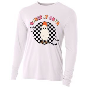 Creep It Real Ghost Halloween  Cooling Performance Long Sleeve Crew