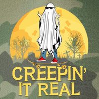Creepin It Real Skateboard Ghost Funny Retro Halloween Meaningful Gift Legacy Tie Dye Trucker Hat