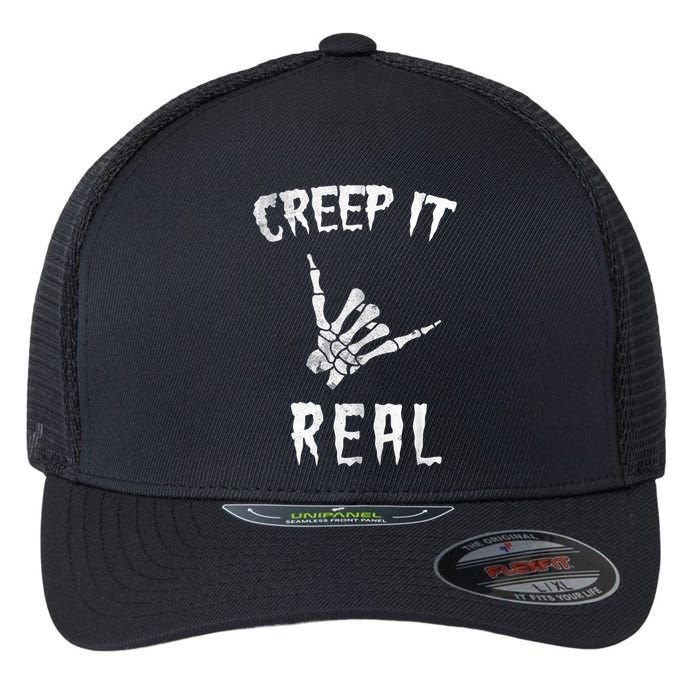 Creep It Real Flexfit Unipanel Trucker Cap