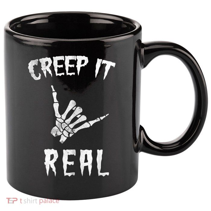 Creep It Real 11oz C Handle Ceramic Mug