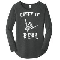 Creep It Real Women's Perfect Tri Tunic Long Sleeve Shirt