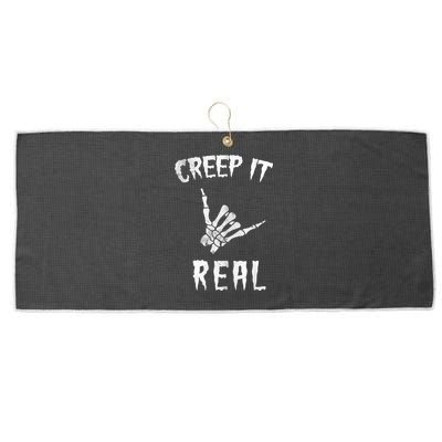 Creep It Real Large Microfiber Waffle Golf Towel