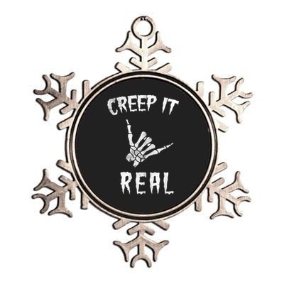 Creep It Real Metallic Star Ornament