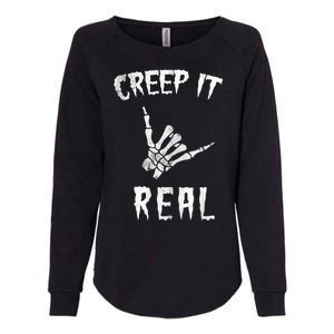 Creep It Real Womens California Wash Sweatshirt