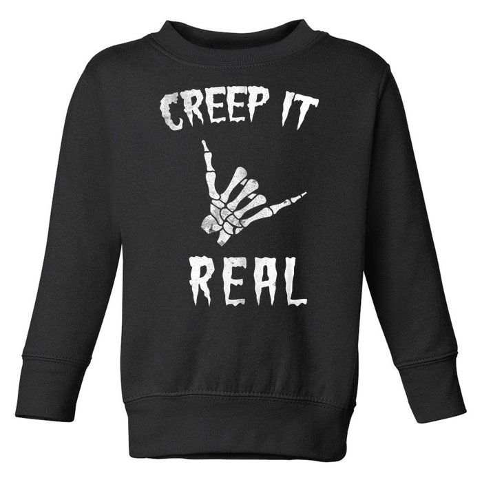 Creep It Real Toddler Sweatshirt