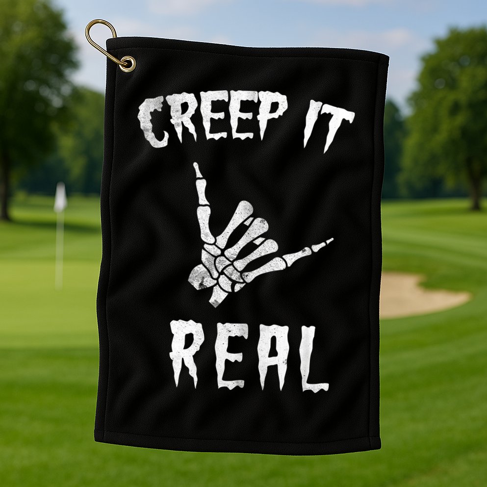 Creep It Real Golf Towel