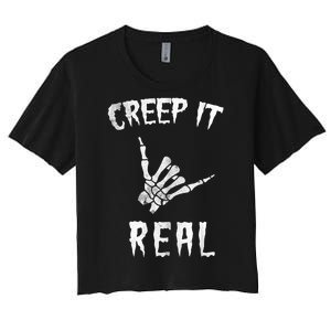 Creep It Real Women's Crop Top Tee