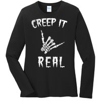 Creep It Real Ladies Long Sleeve Shirt