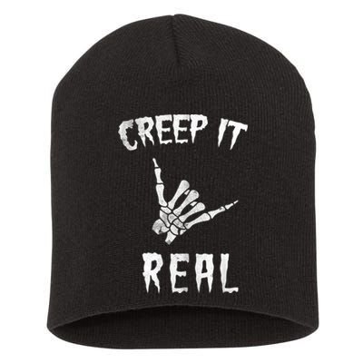 Creep It Real Short Acrylic Beanie