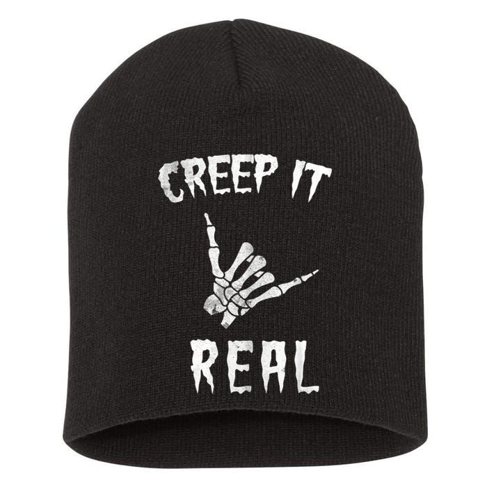 Creep It Real Short Acrylic Beanie