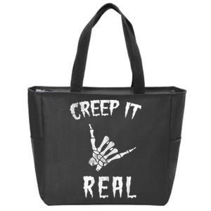 Creep It Real Zip Tote Bag