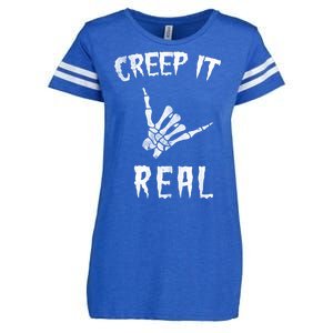 Creep It Real Enza Ladies Jersey Football T-Shirt