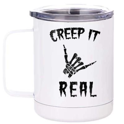 Creep It Real 12 oz Stainless Steel Tumbler Cup