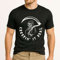 Creepin It Real Grim Reaper Halloween Cooling Performance Crew T-Shirt