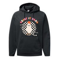 Creep It Real Ghost Halloween Performance Fleece Hoodie