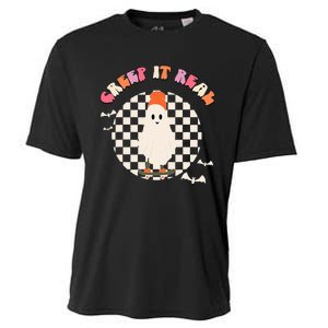 Creep It Real Ghost Halloween Cooling Performance Crew T-Shirt