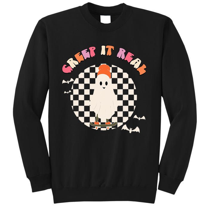 Creep It Real Ghost Halloween Sweatshirt