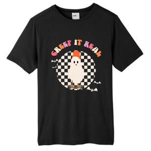 Creep It Real Ghost Halloween Tall Fusion ChromaSoft Performance T-Shirt