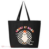 Creep It Real Ghost Halloween 25L Jumbo Tote
