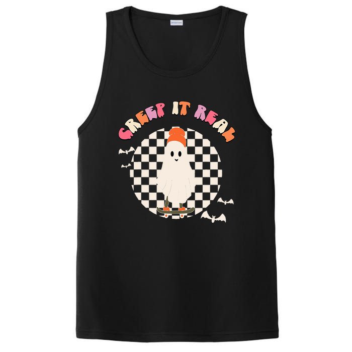 Creep It Real Ghost Halloween PosiCharge Competitor Tank