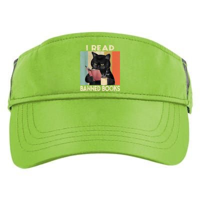 Cat I Read Banned Books Funny Bookworms Reading Book Adult Drive Performance Visor