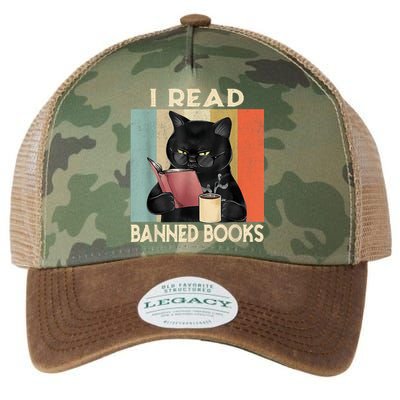 Cat I Read Banned Books Funny Bookworms Reading Book Legacy Tie Dye Trucker Hat