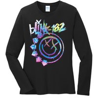 Colourful Inset Rock Music By Rock Off Ladies Long Sleeve Shirt