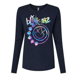 Colourful Inset Rock Music By Rock Off Womens Cotton Relaxed Long Sleeve T-Shirt