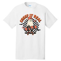 Creep It Real Ghost Halloween Sweating Sucks Skeleton  Tall T-Shirt