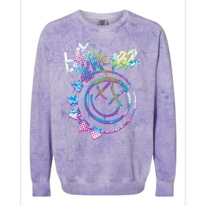 Colourful Inset Rock Music By Rock Off Gift Colorblast Crewneck Sweatshirt