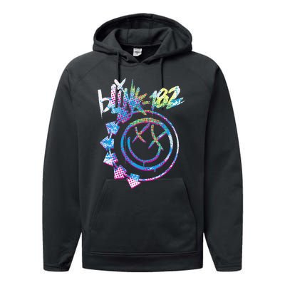 Colourful Inset Rock Music By Rock Off Gift Performance Fleece Hoodie