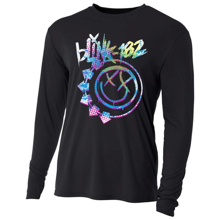 Colourful Inset Rock Music By Rock Off Gift Cooling Performance Long Sleeve Crew