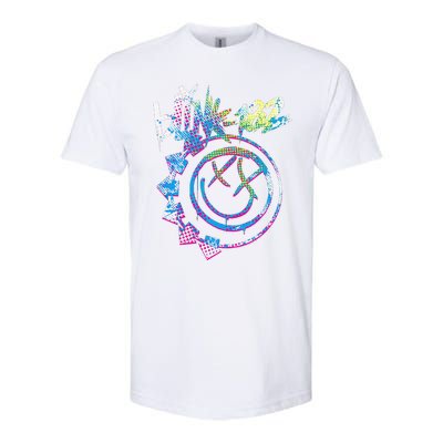 Colourful Inset Rock Music By Rock Off Gift Softstyle® CVC T-Shirt