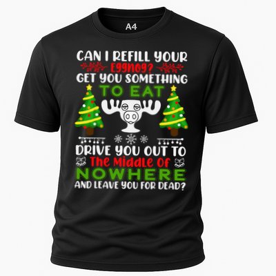 Can I Refill Your Eggnog Funny Christmas Vacation Performance Shirt