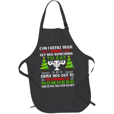 Can I Refill Your Eggnog Funny Christmas Vacation Apron