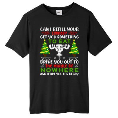 Can I Refill Your Eggnog Funny Christmas Vacation Tall Fusion ChromaSoft Performance T-Shirt