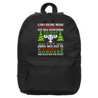 Can I Refill Your Eggnog Funny Christmas Vacation 16 in Basic Backpack