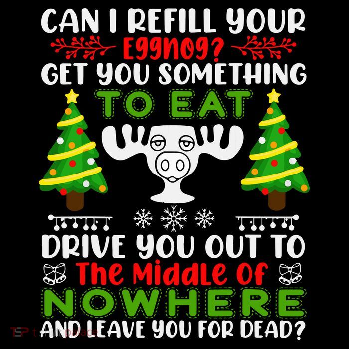 Can I Refill Your Eggnog Funny Christmas Vacation 16 in Basic Backpack