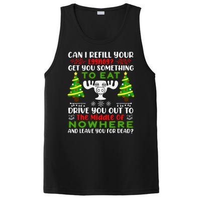 Can I Refill Your Eggnog Funny Christmas Vacation PosiCharge Competitor Tank