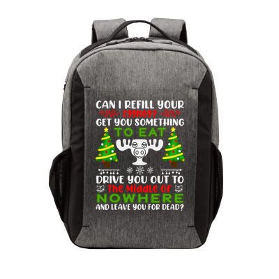 Can I Refill Your Eggnog Funny Christmas Vacation Vector Backpack