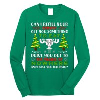 Can I Refill Your Eggnog Funny Christmas Vacation Long Sleeve Shirt