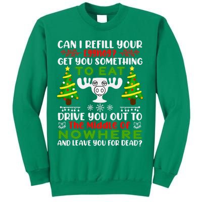Can I Refill Your Eggnog Funny Christmas Vacation Sweatshirt