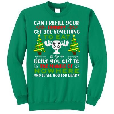 Can I Refill Your Eggnog Funny Christmas Vacation Sweatshirt