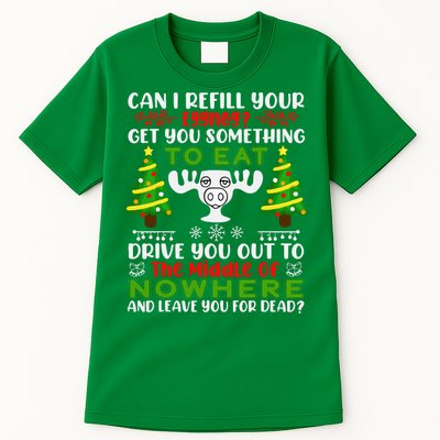 Can I Refill Your Eggnog Funny Christmas Vacation Tall T-Shirt