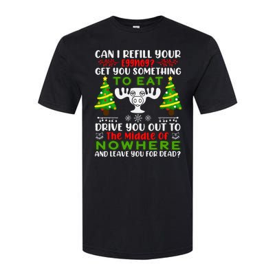 Can I Refill Your Eggnog Funny Christmas Vacation Softstyle CVC T-Shirt