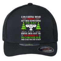 Can I Refill Your Eggnog Funny Christmas Vacation Quote Flexfit Unipanel Trucker Cap