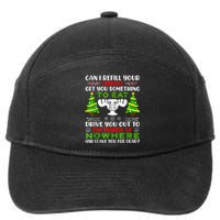 Can I Refill Your Eggnog Funny Christmas Vacation Quote 7-Panel Snapback Hat