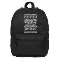 Can I Refill Your Eggnog Funny Christmas Vacation Quote 16 in Basic Backpack